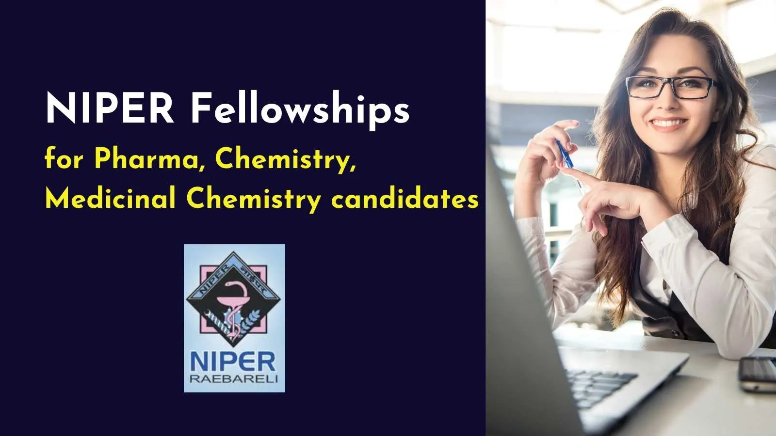 NIPER Fellowship for Pharma, Chemistry, Medicinal Chemistry candidates