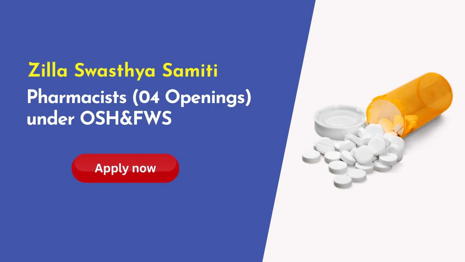 Pharmacists Openings under OSH&FWS