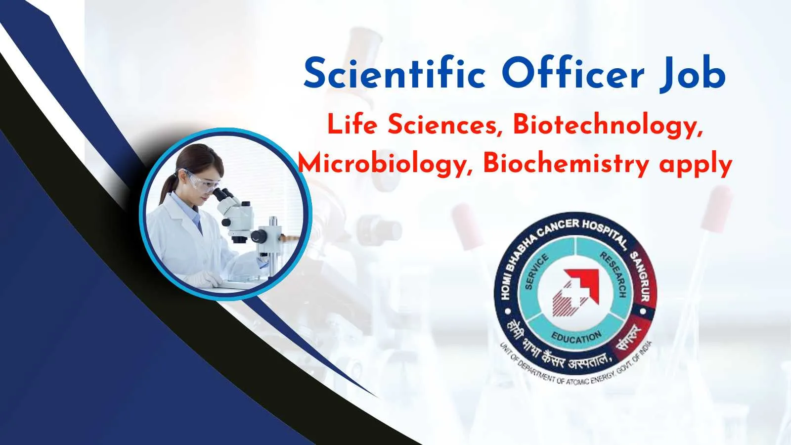 Scientific Officer Job at HBCH&RC