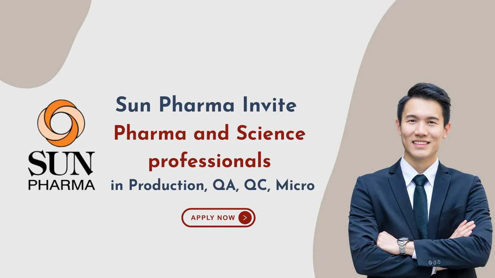 Sun Pharma invite Pharma and Science professionals in Production, QA, QC, Micro