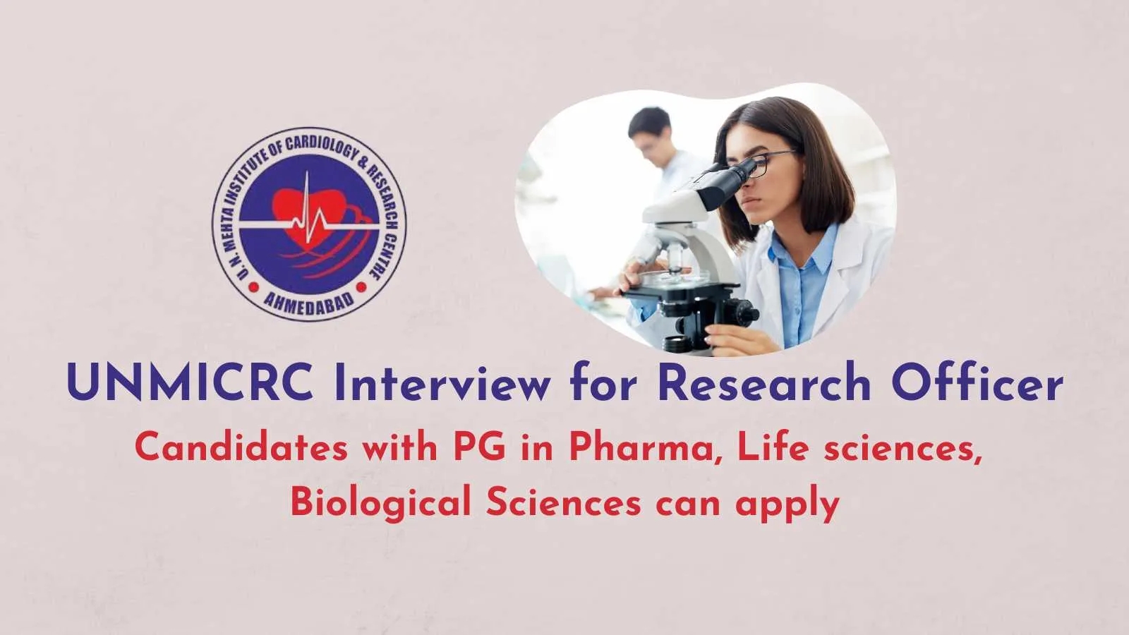 UNMICRC Conducting Interview for Research Officer