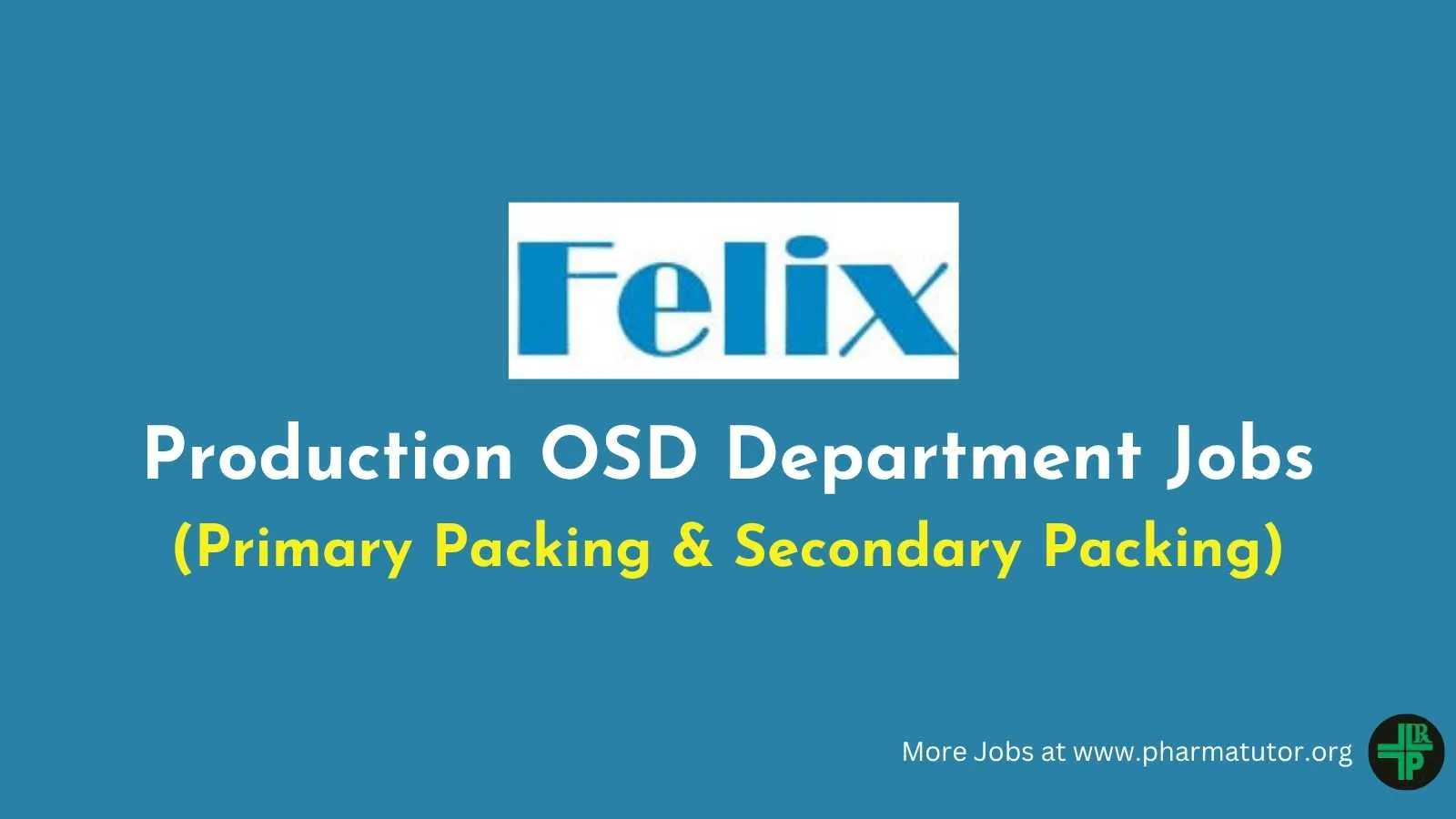 Walk In Drive for Production OSD Department at Felix Generics