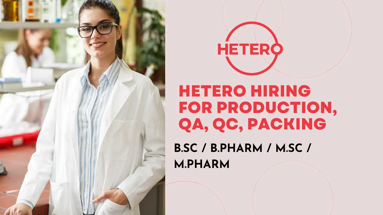 Mega Walk in drive for Production, QA, QC, Packing at Hetero