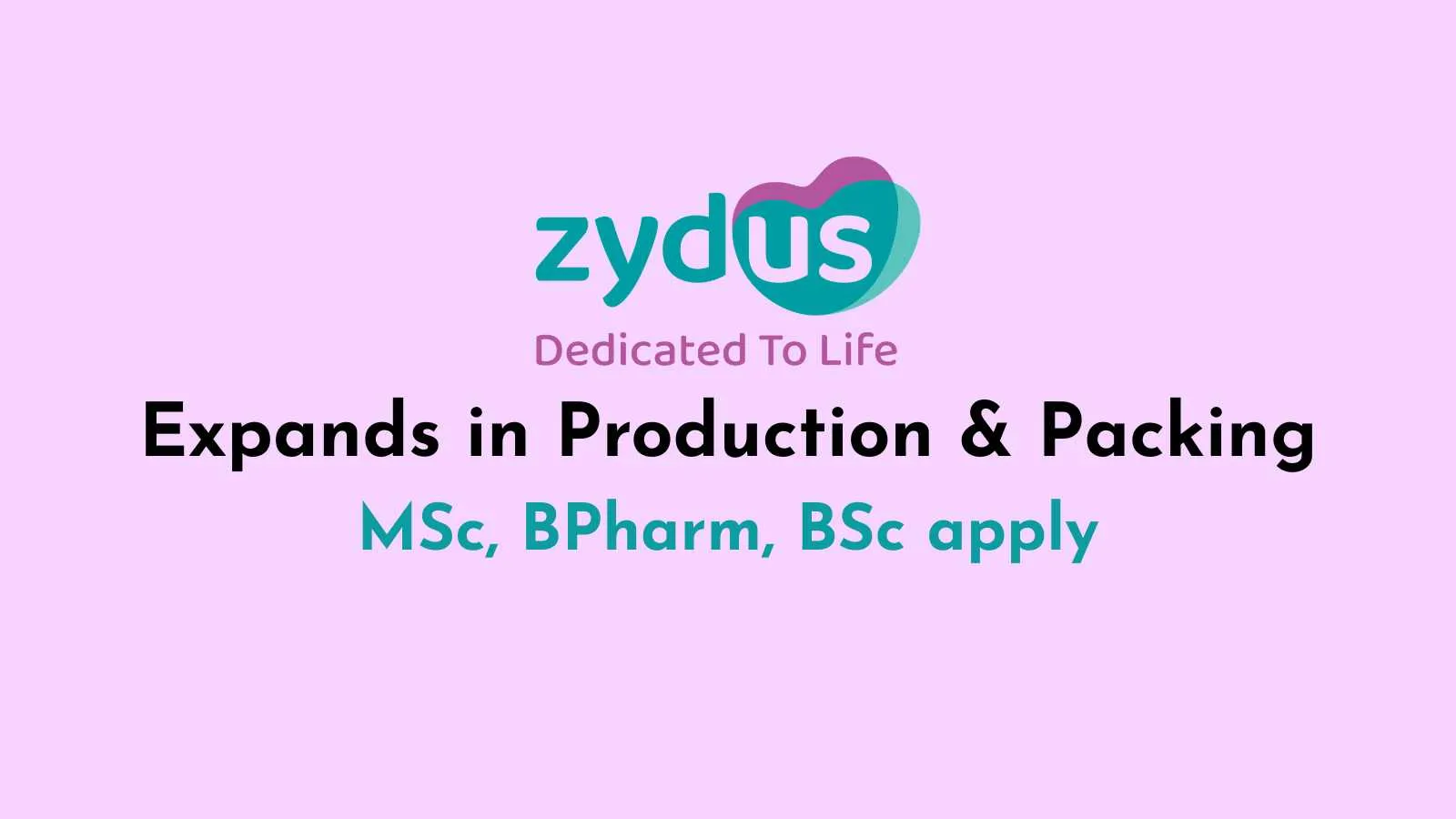 Zydus Lifesciences expands in Production & Packing