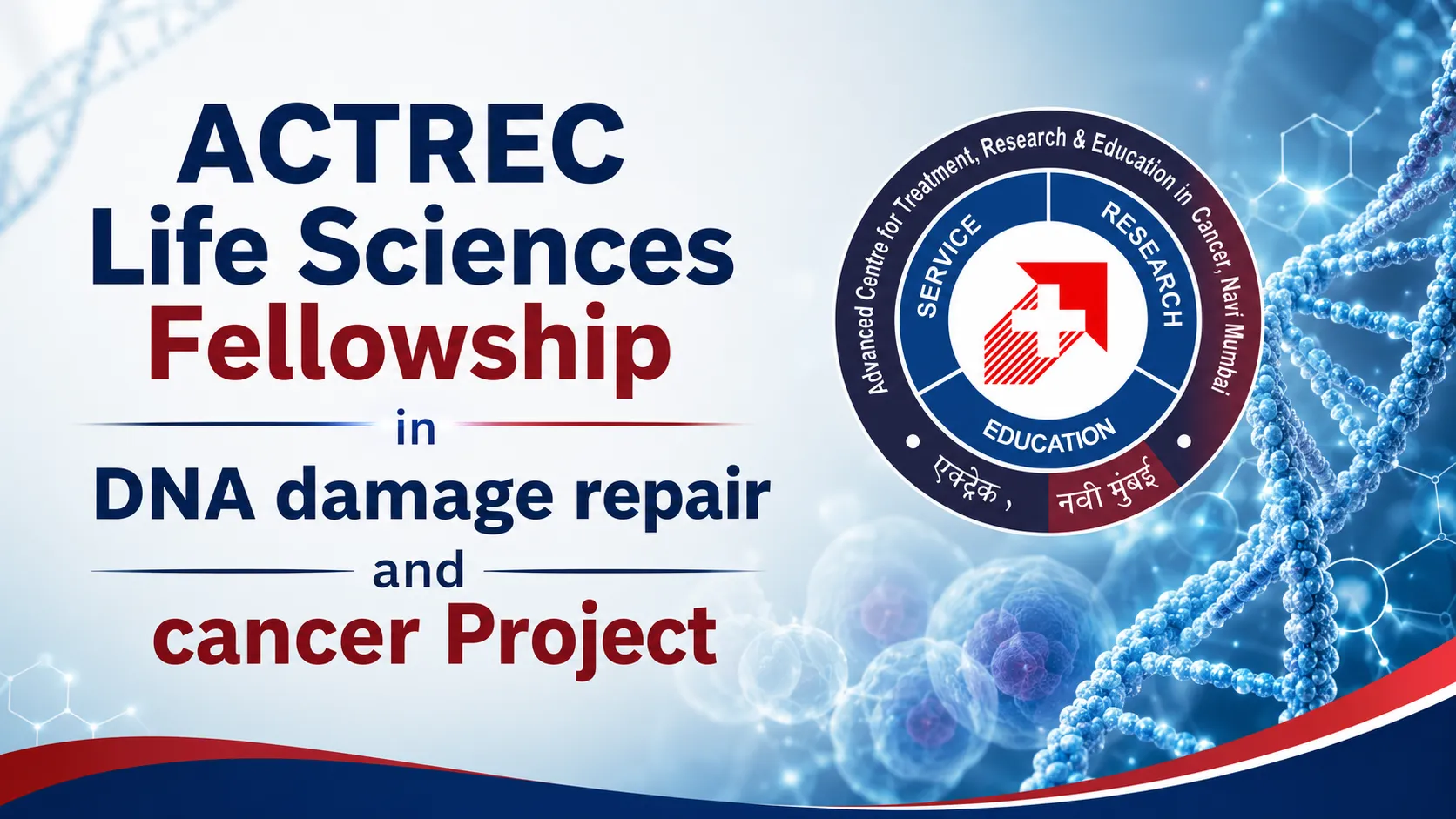 ACTREC Life Sciences Fellowship in DNA damage repair and cancer Project