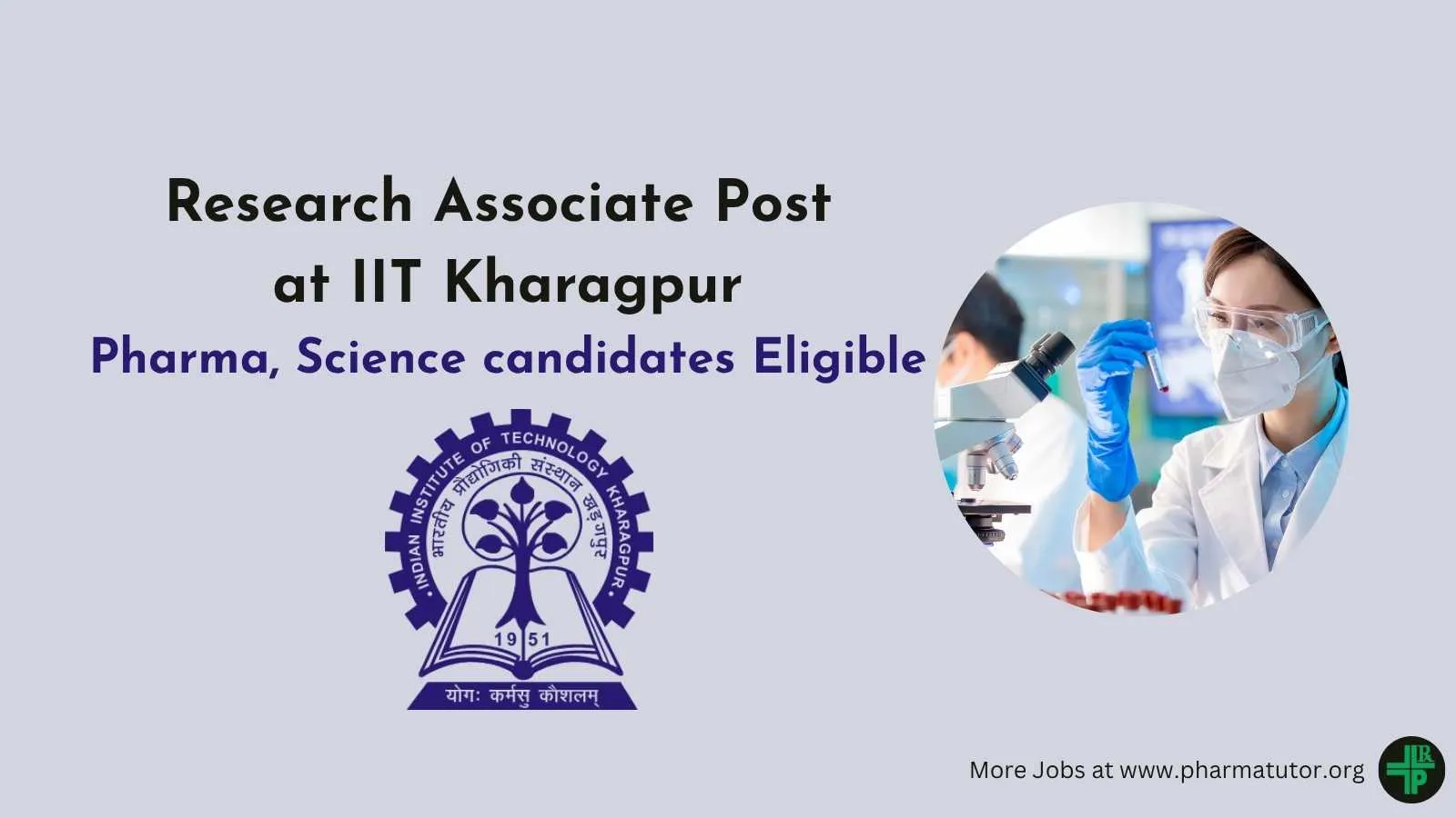 Career for Research Associate at IIT Kharagpur