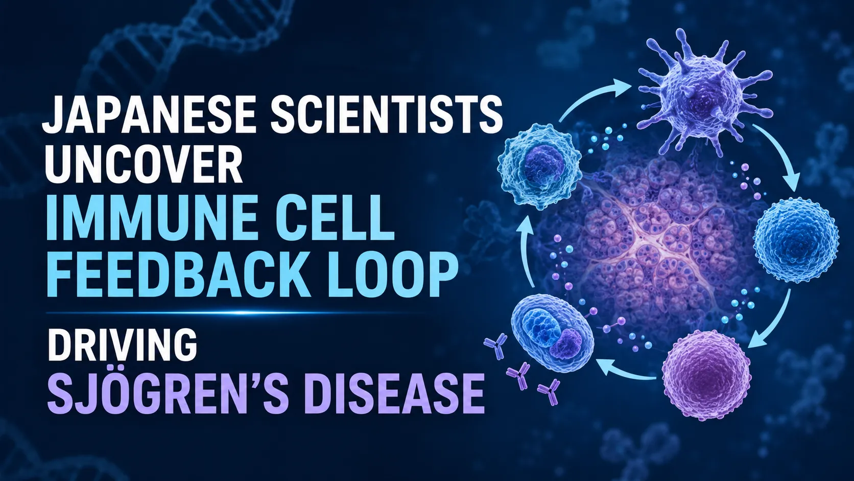 Japanese Scientists Uncover Immune Cell Feedback Loop Driving Sjögren’s Disease