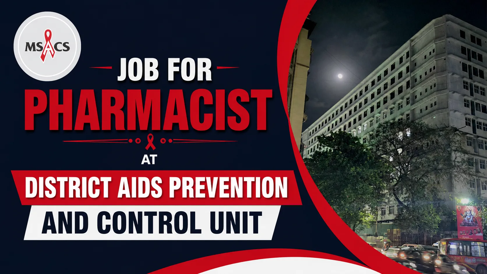 Job for Pharmacist at District AIDS Prevention and Control Unit