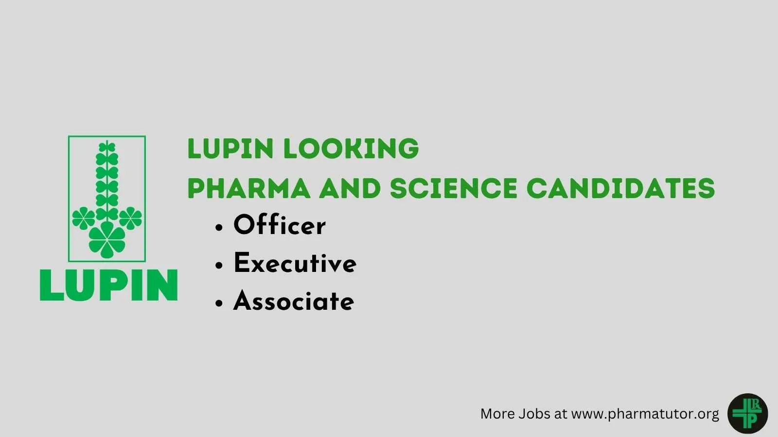 Lupin looking for Officer, Executive, Associate | Pharma and Science candidates walk in