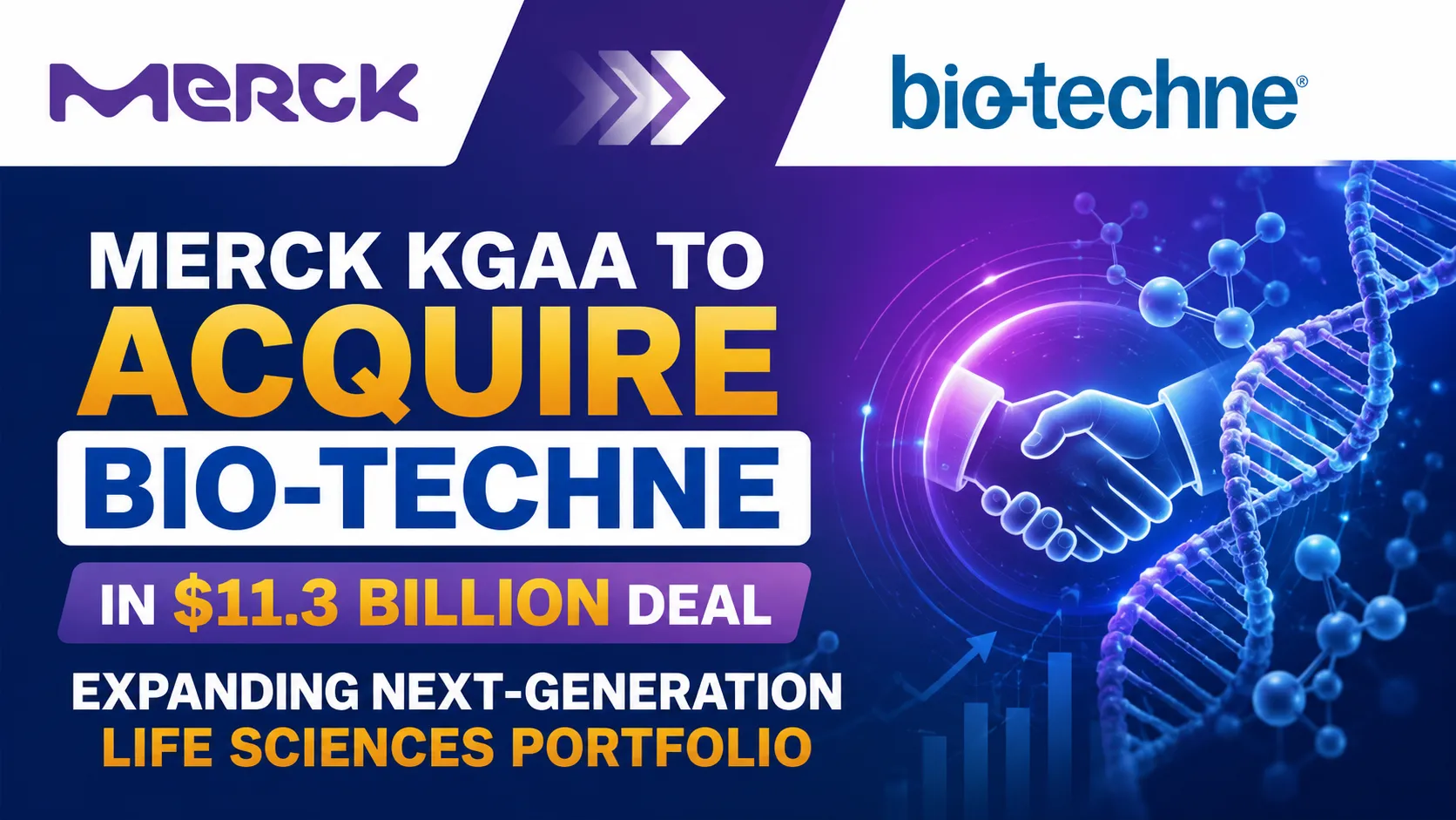 Merck KGaA to Acquire Bio-Techne in 11.3 Billion USD Deal, Expanding Next-Generation Life Sciences Portfolio