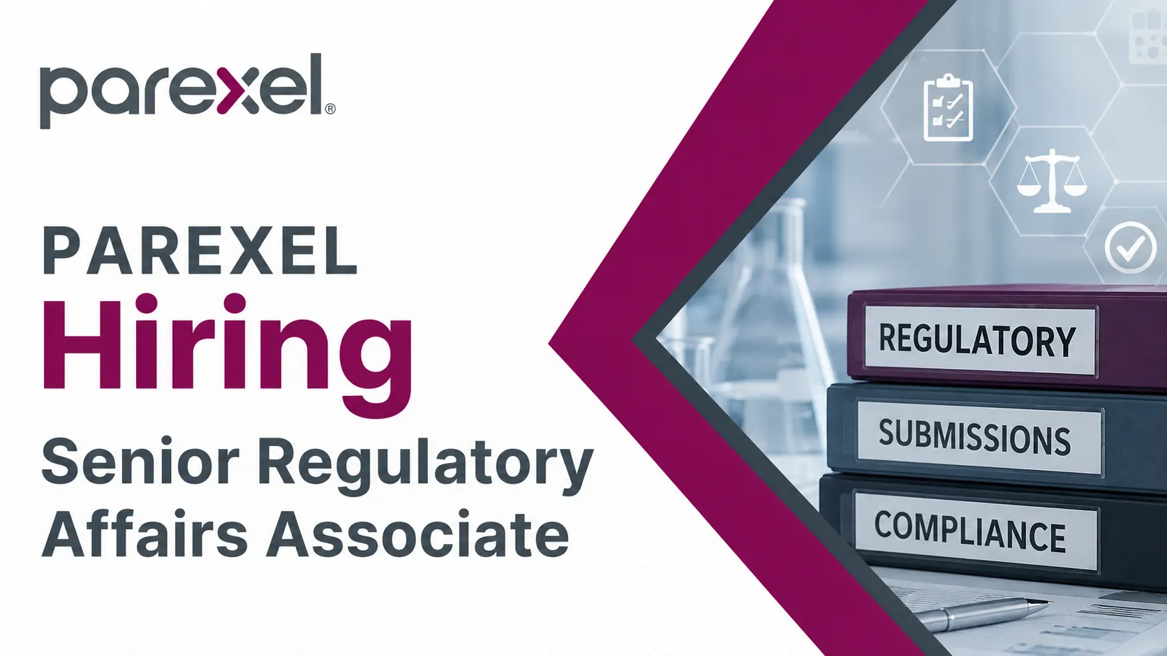 PAREXEL Hiring Senior Regulatory Affairs Associate