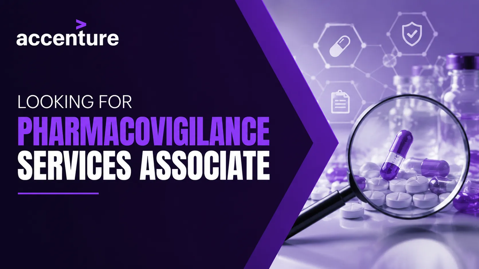 Accenture looking for Pharmacovigilance Services Associate