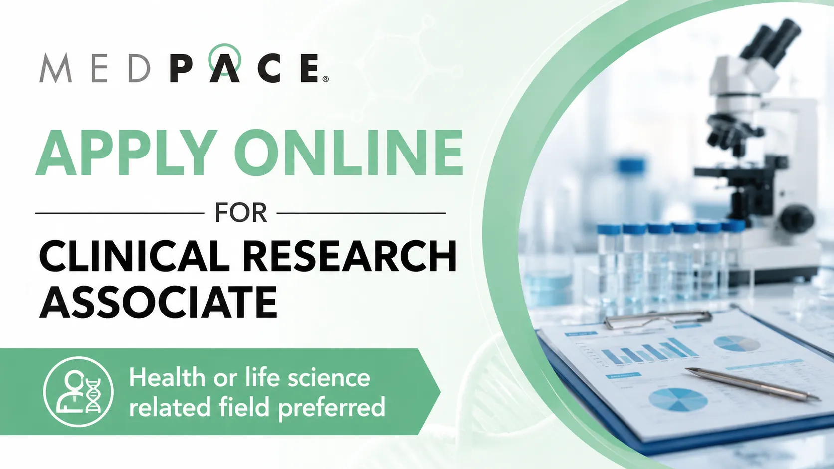Apply Online for Clinical Research Associate at Medpace