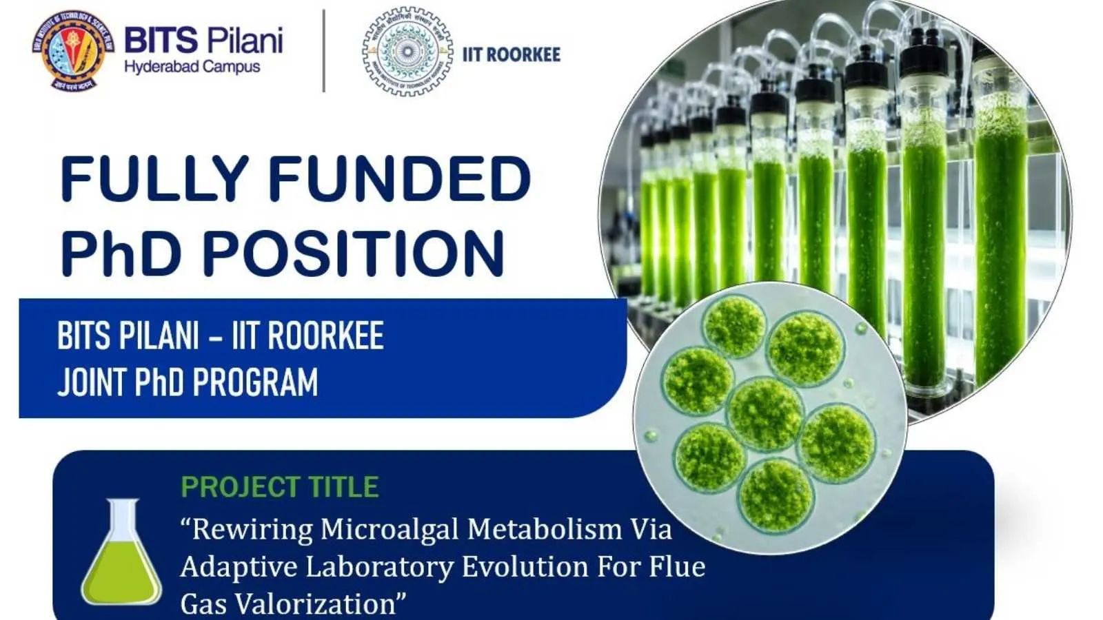 BITS Pilani IIT Roorkee Joint Ph.D. Position