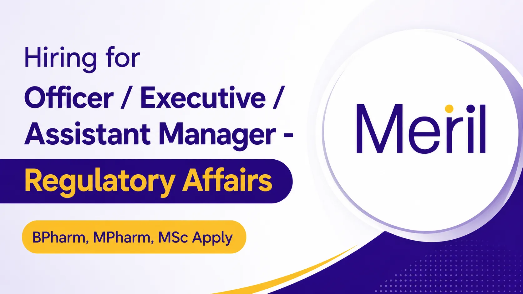 Regulatory Affairs at Meril Diagnostic