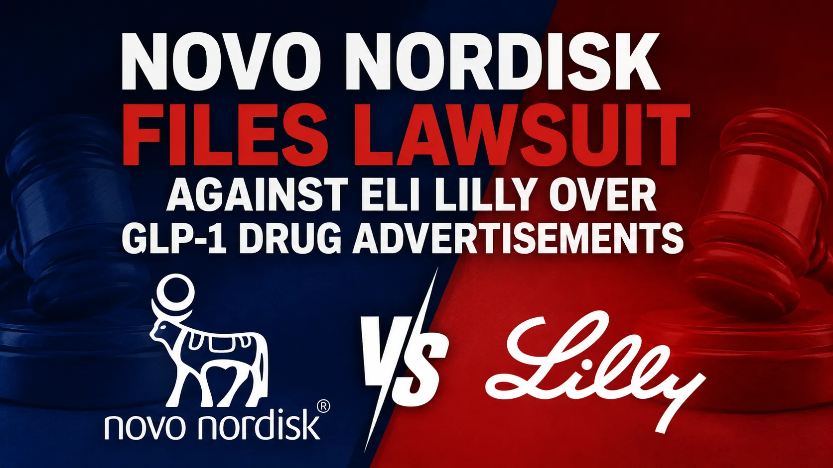 Novo Nordisk Files Lawsuit Against Eli Lilly Over GLP-1 Drug Advertisements