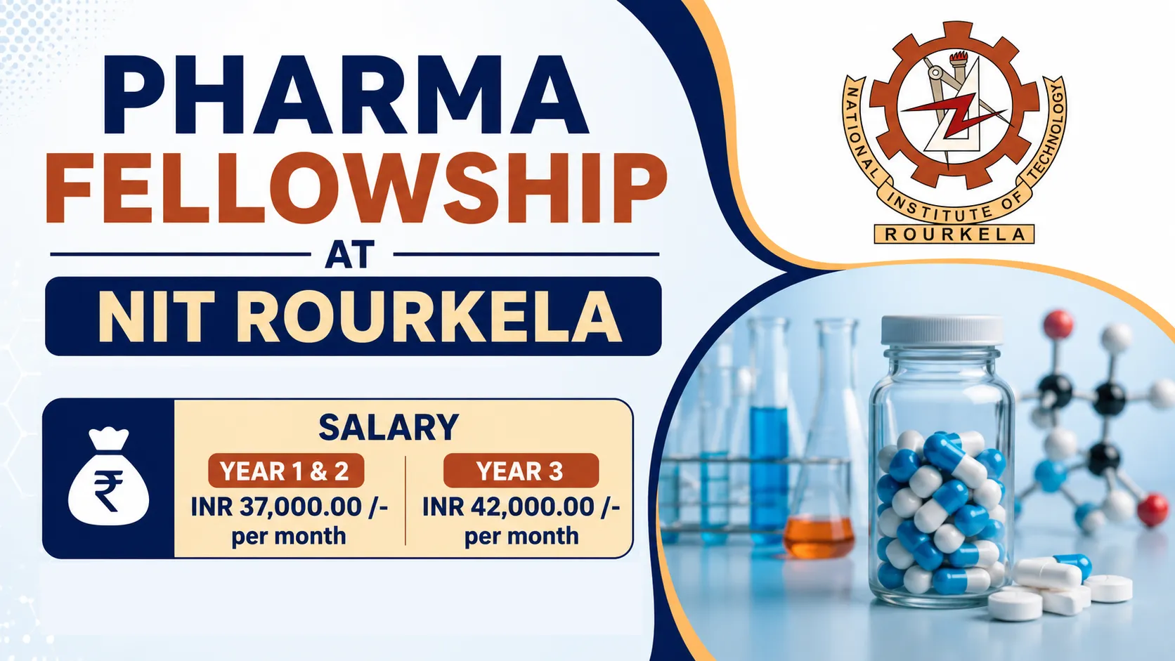 Pharma Fellowship at NIT Rourkela