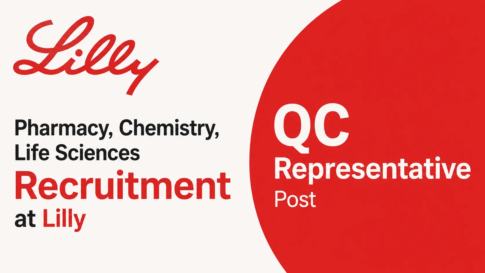 Pharmacy, Chemistry, Life Sciences Recruitment at Lilly