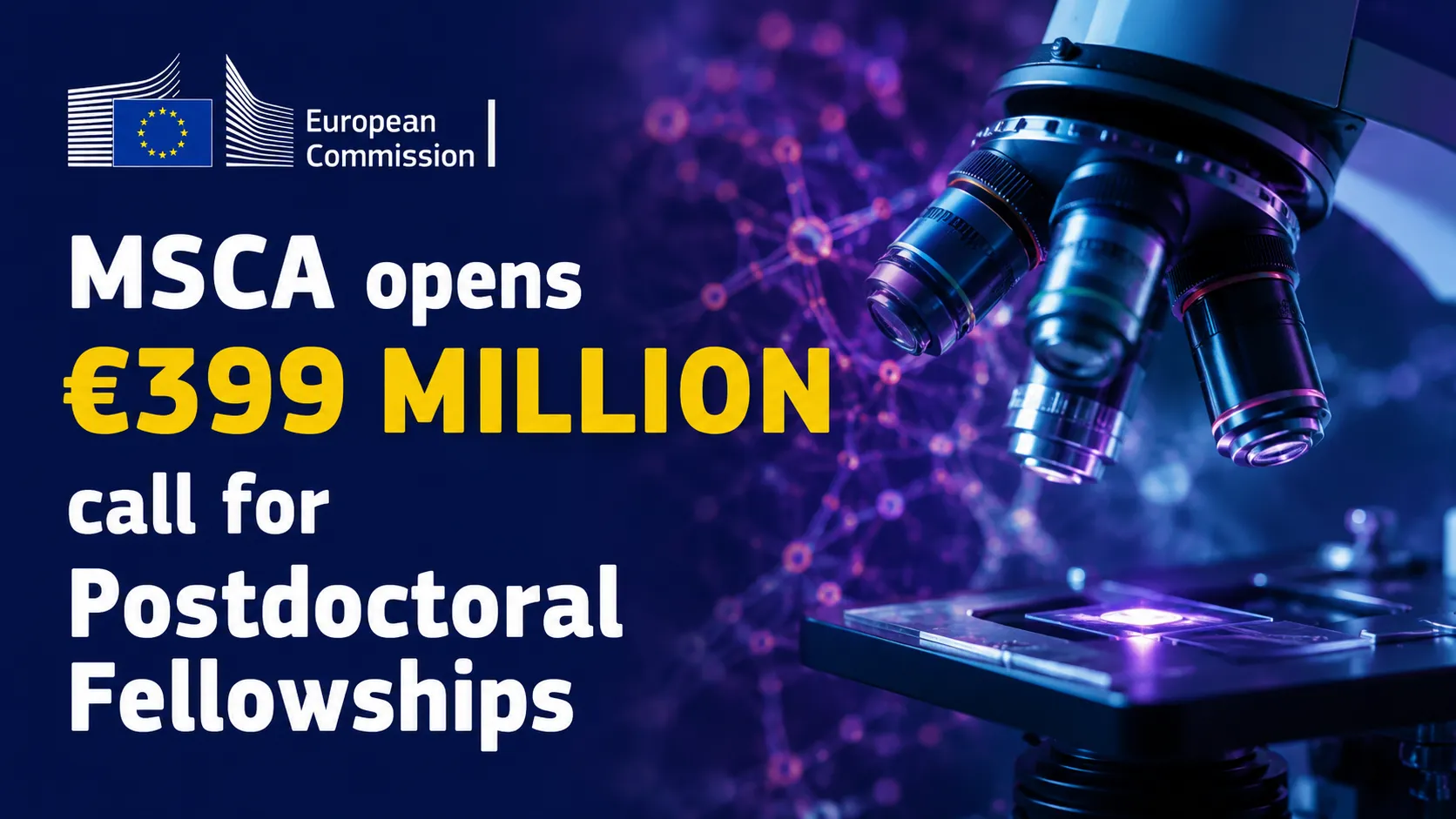 Postdoctoral Fellowships at Marie Skłodowska-Curie Actions (MSCA)