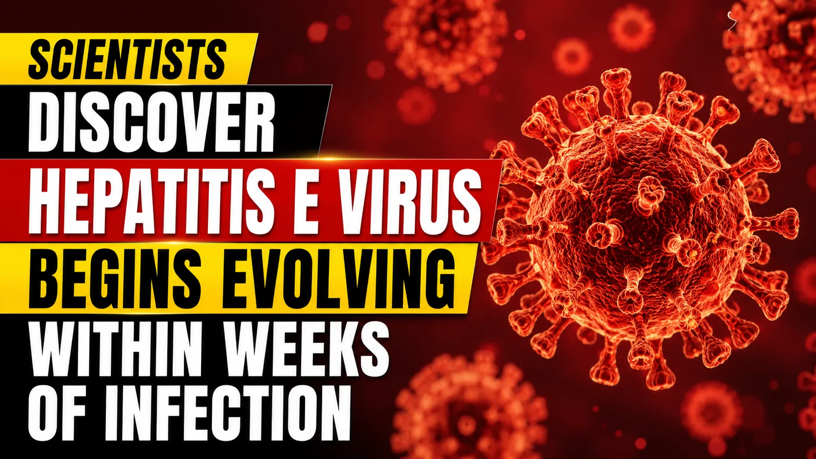 Scientists Discover Hepatitis E Virus Begins Evolving Within Weeks of Infection