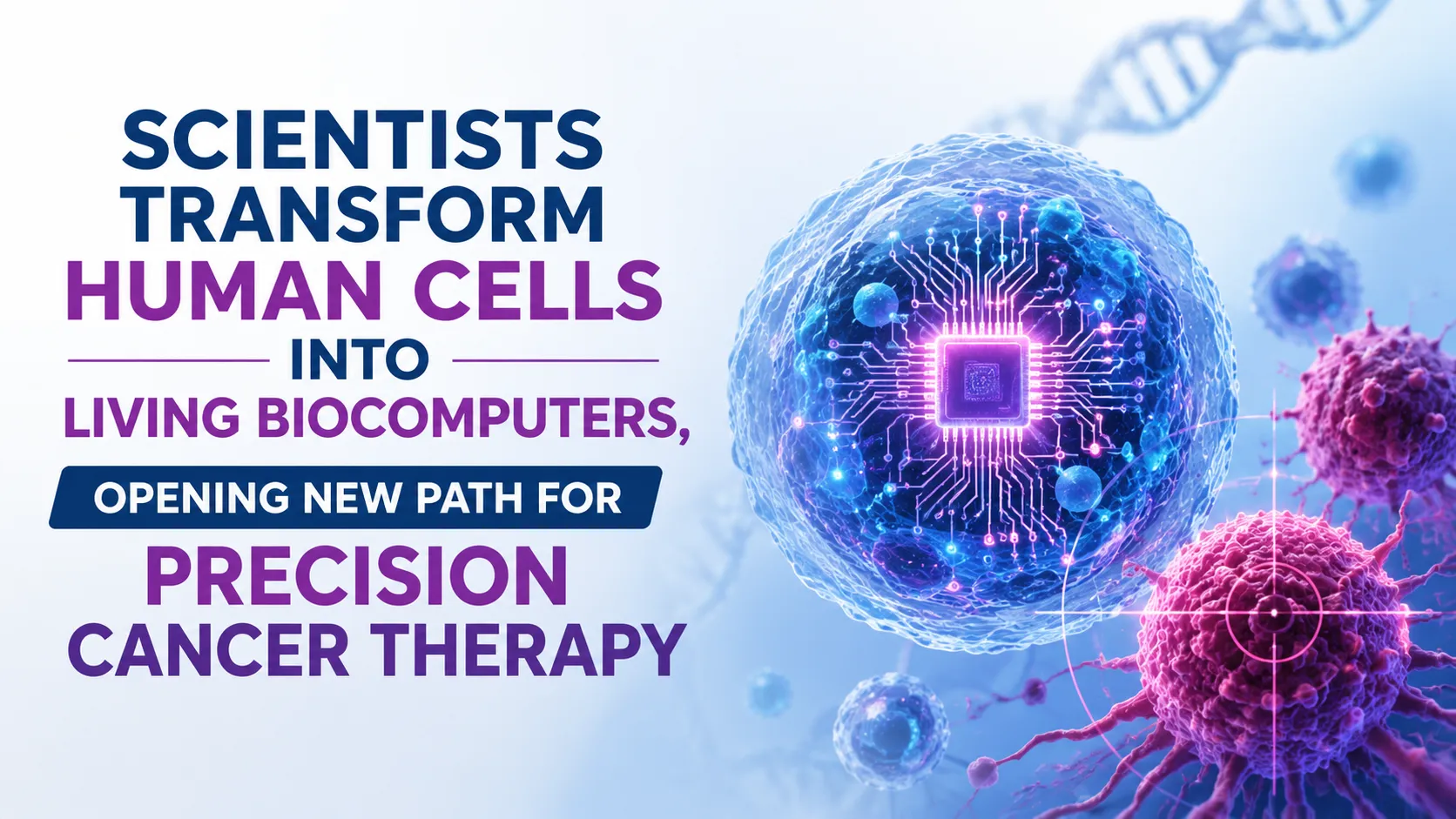 Scientists Transform Human Cells into Living Biocomputers, Opening New Path for Precision Cancer Therapy