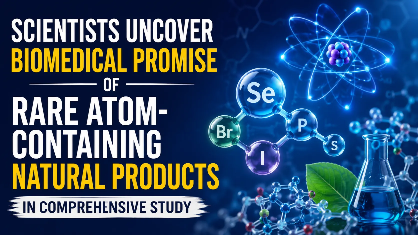 Scientists Uncover Biomedical Promise of Rare Atom-Containing Natural Products in Comprehensive