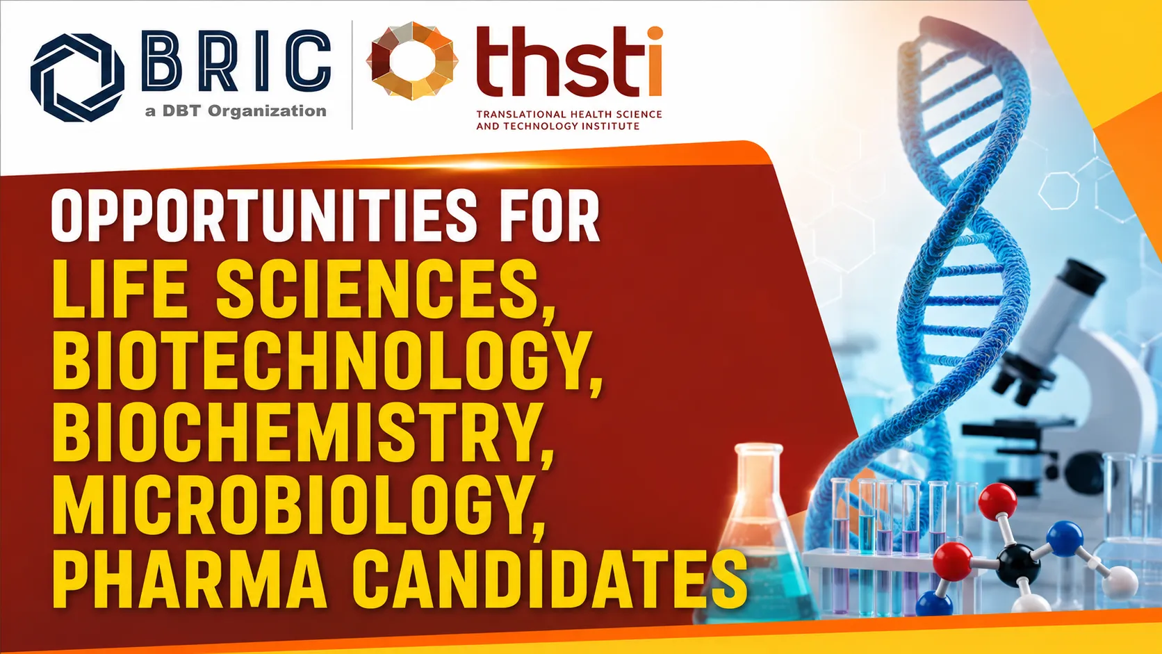 THSTI Interview : Opportunities for Life Sciences, Biotechnology, Biochemistry, Microbiology, Pharma Candidates