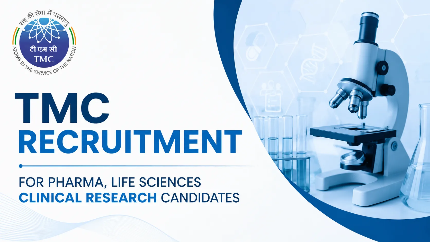 TMC Recruitment for Pharma, Life Sciences Clinical Research candidates
