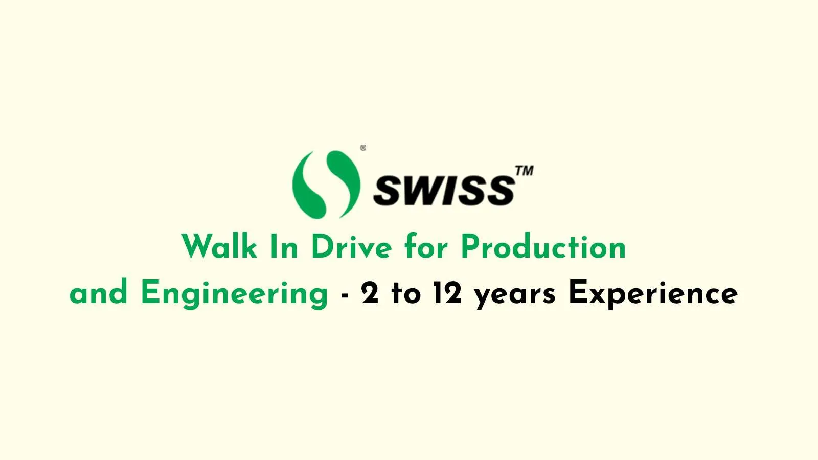 Walk In Drive for Production and Engineering at Swiss Parenterals 