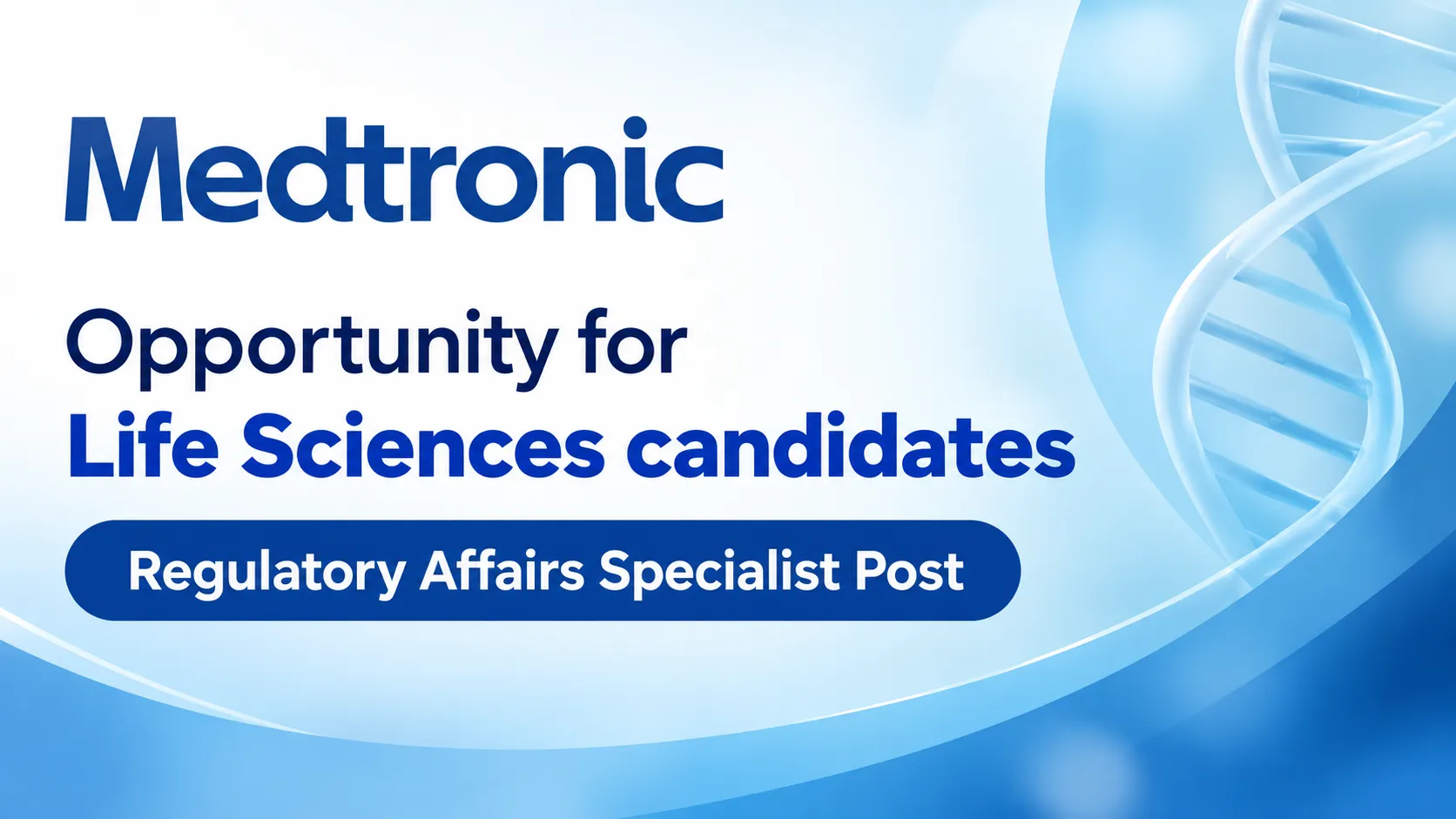 Apply Online for Regulatory Affairs Specialist at Medtronic