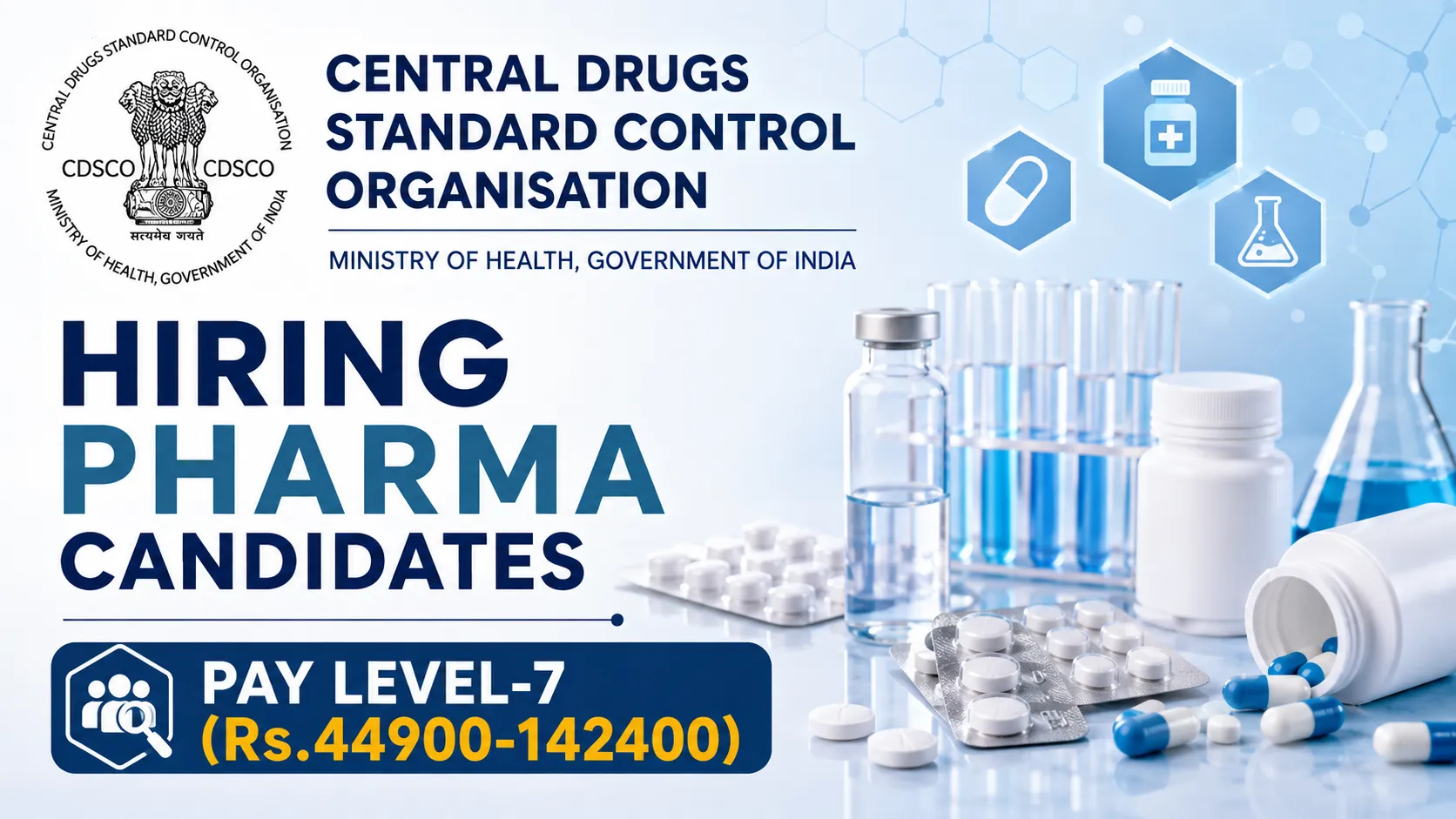 Central Drugs Laboratory Hiring Pharma candidates 