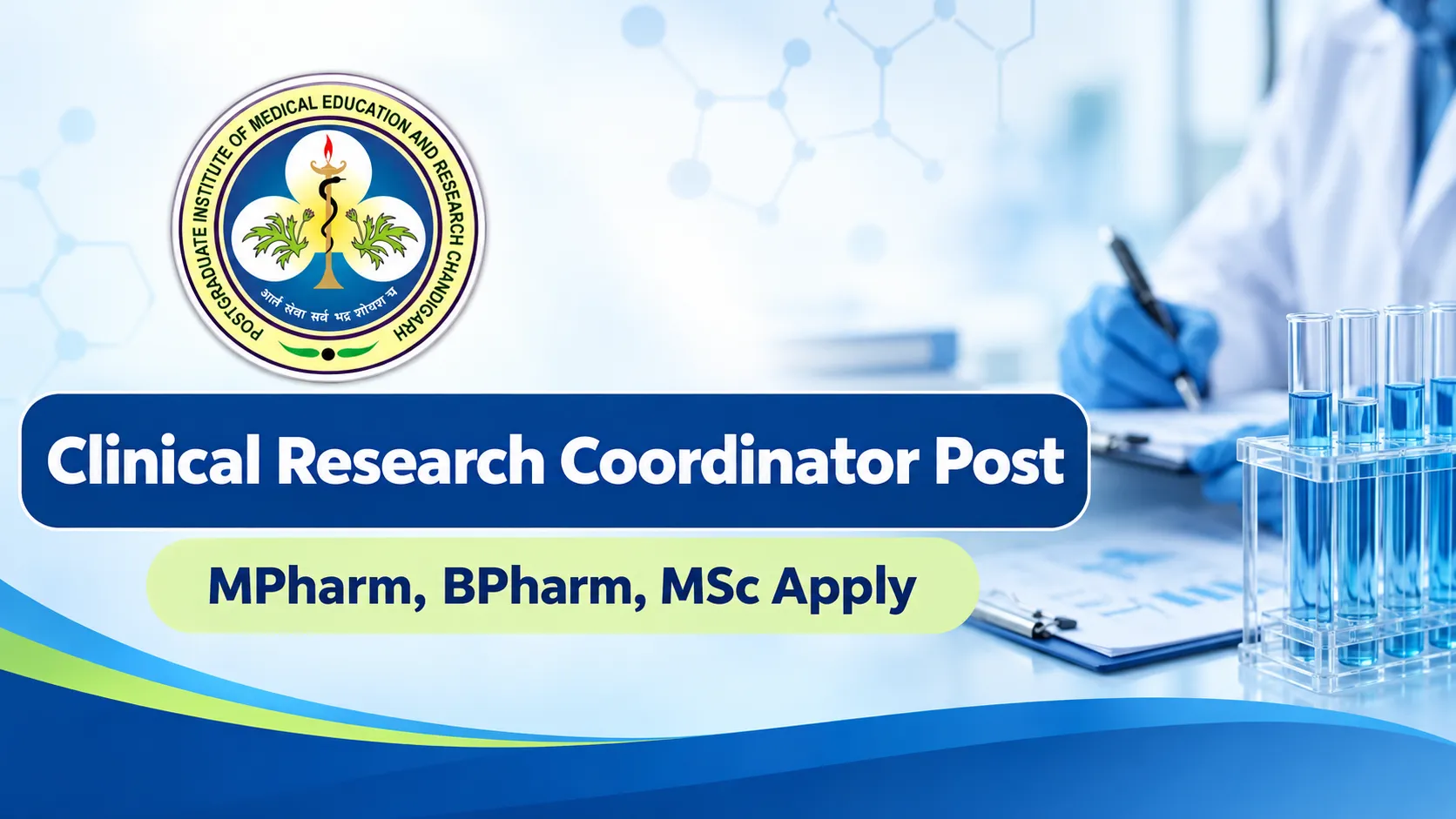 Clinical Research Coordinator Post at PGIMER