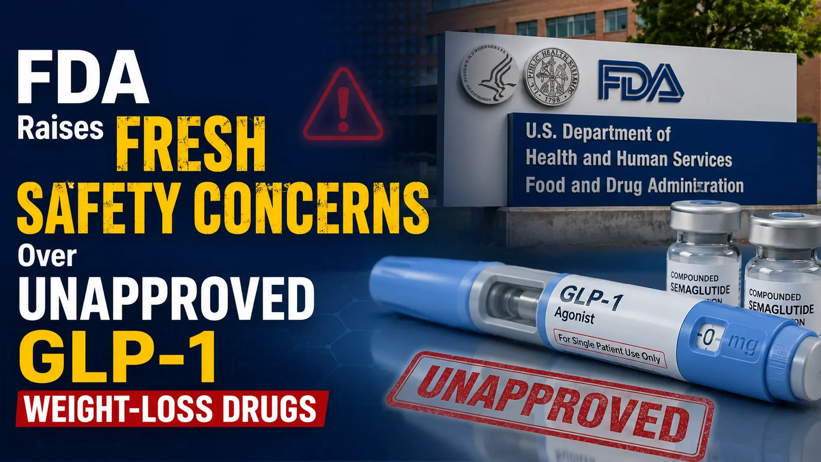 FDA Raises Fresh Safety Concerns Over Unapproved GLP-1 Weight-Loss Drugs