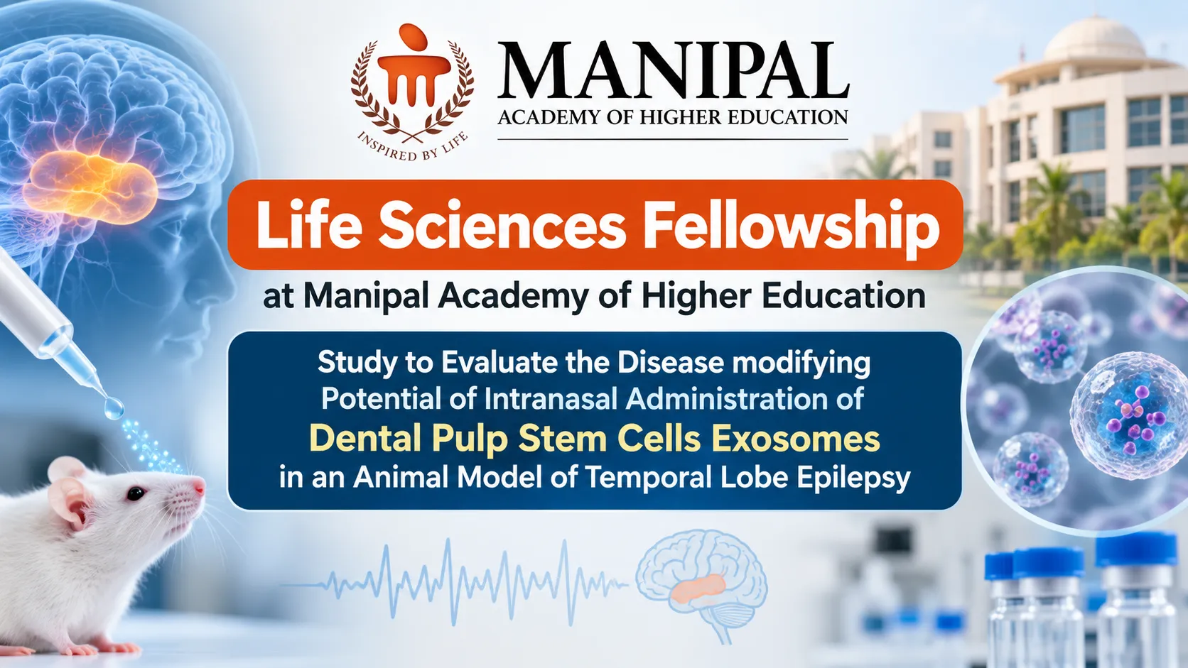 Life Sciences fellowship at Manipal Academy of Higher Education