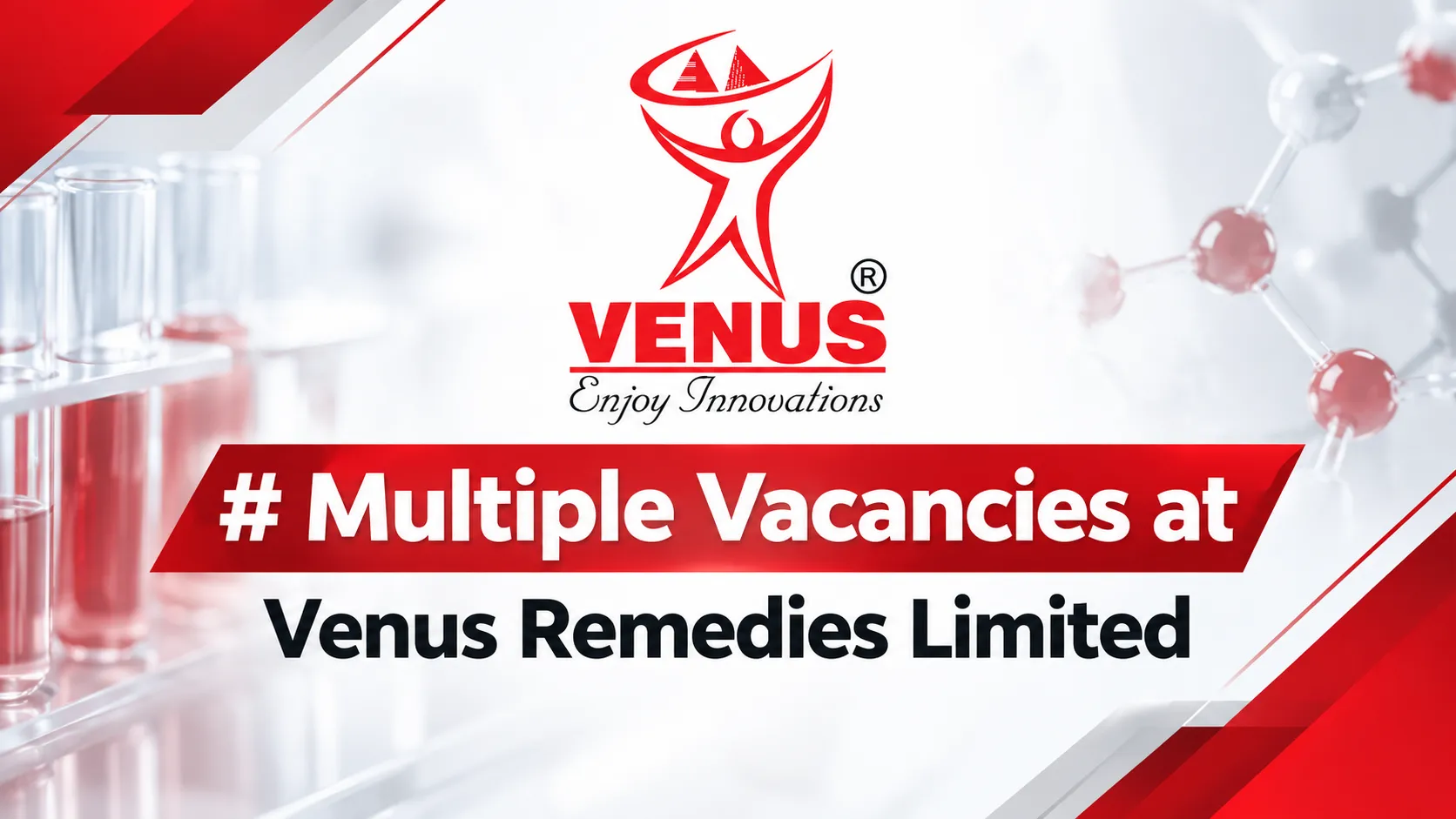 Multiple Vacancies at Venus Remedies Limited