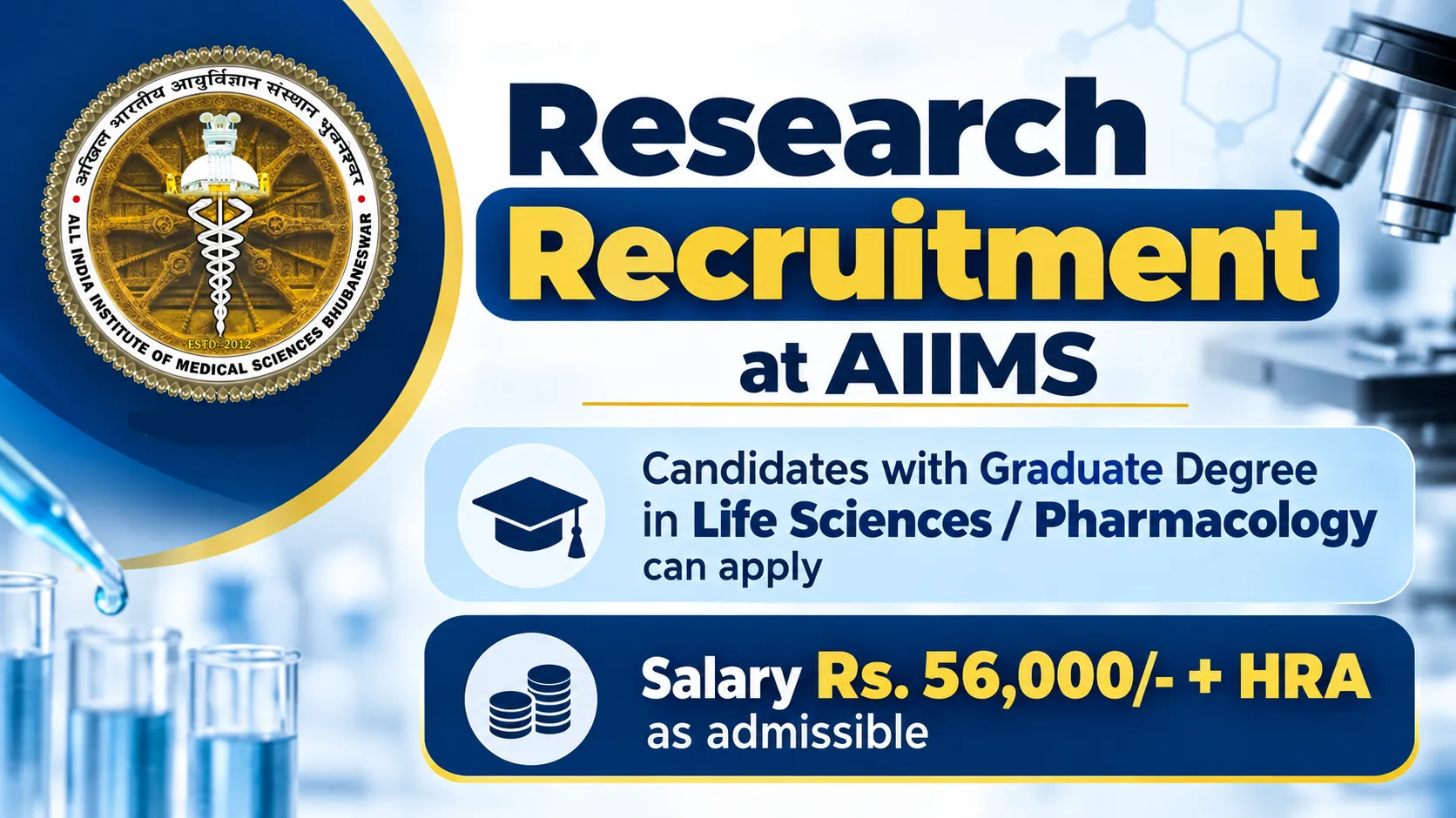 Research Recruitment at AIIMS