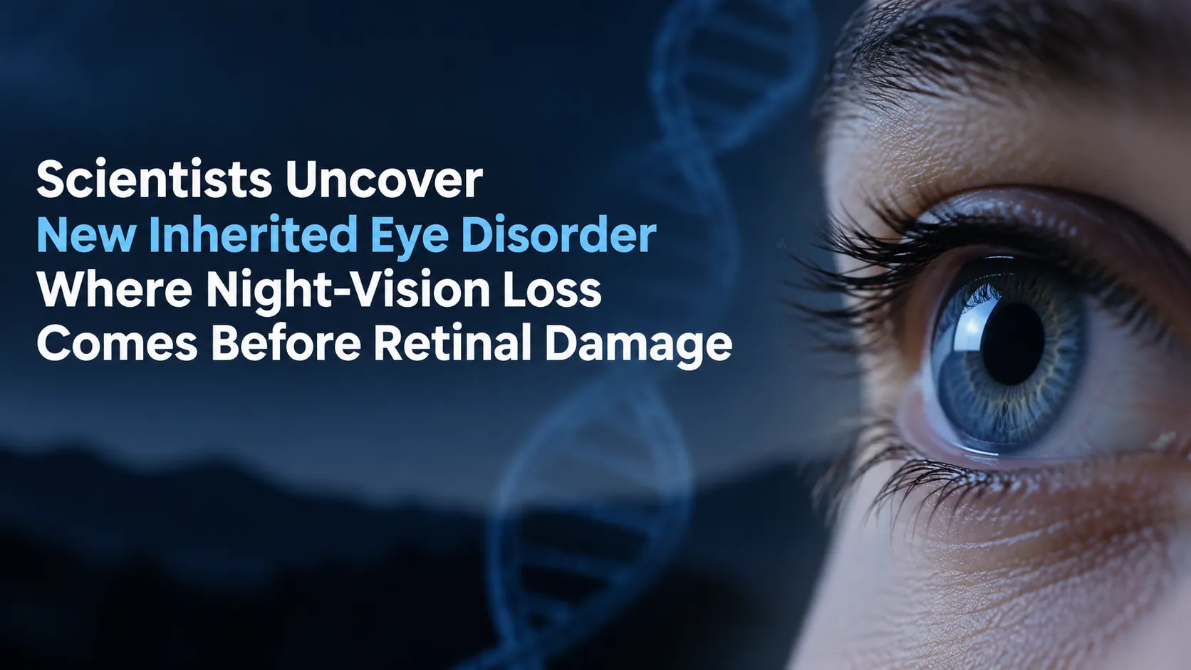 Scientists Uncover New Inherited Eye Disorder Where Night-Vision Loss Comes Before Retinal Damage