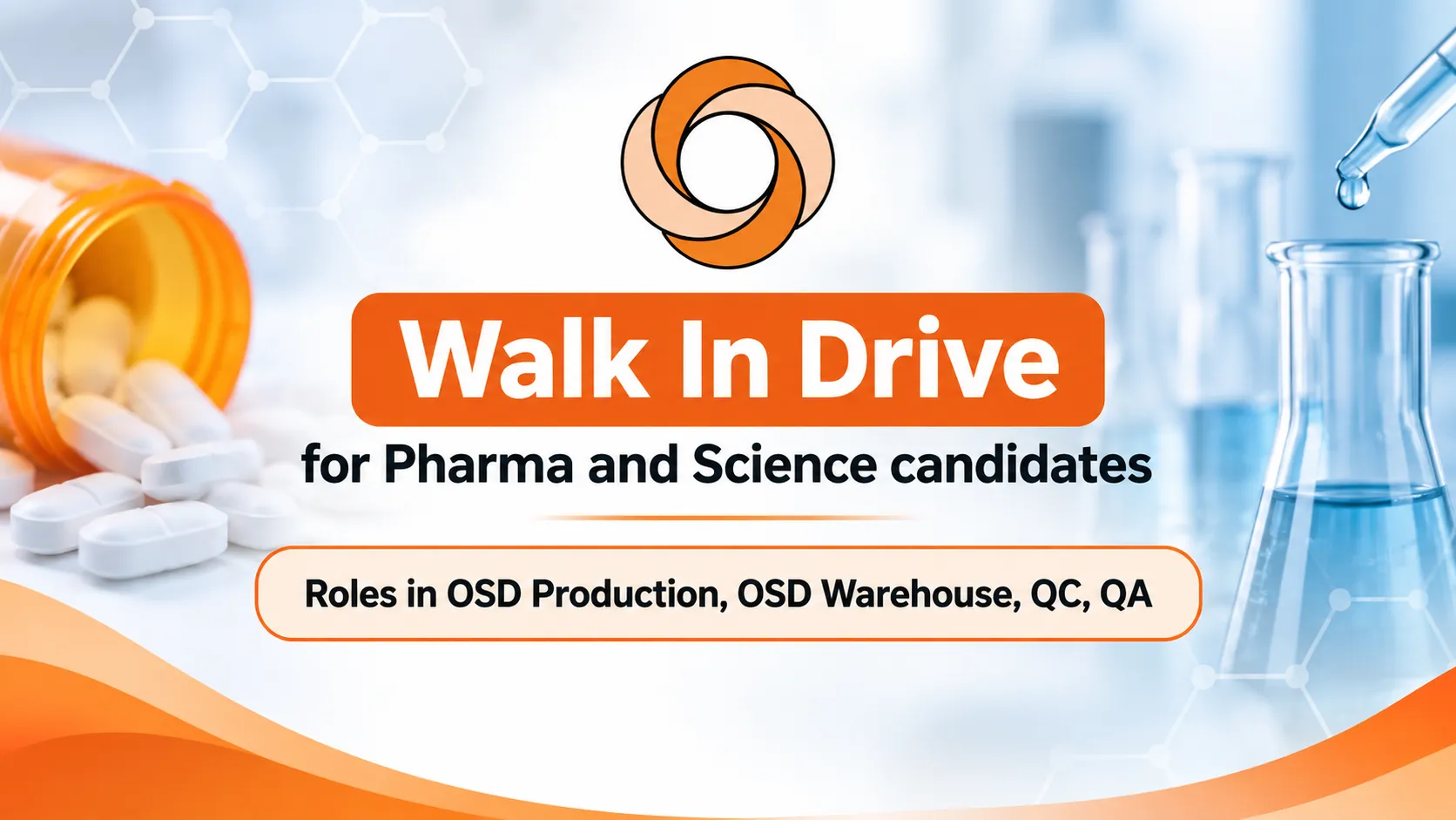 Walk In Drive for Pharma and Science candidates in Sun Pharma - Roles in OSD Production, OSD Warehouse, QC, QA