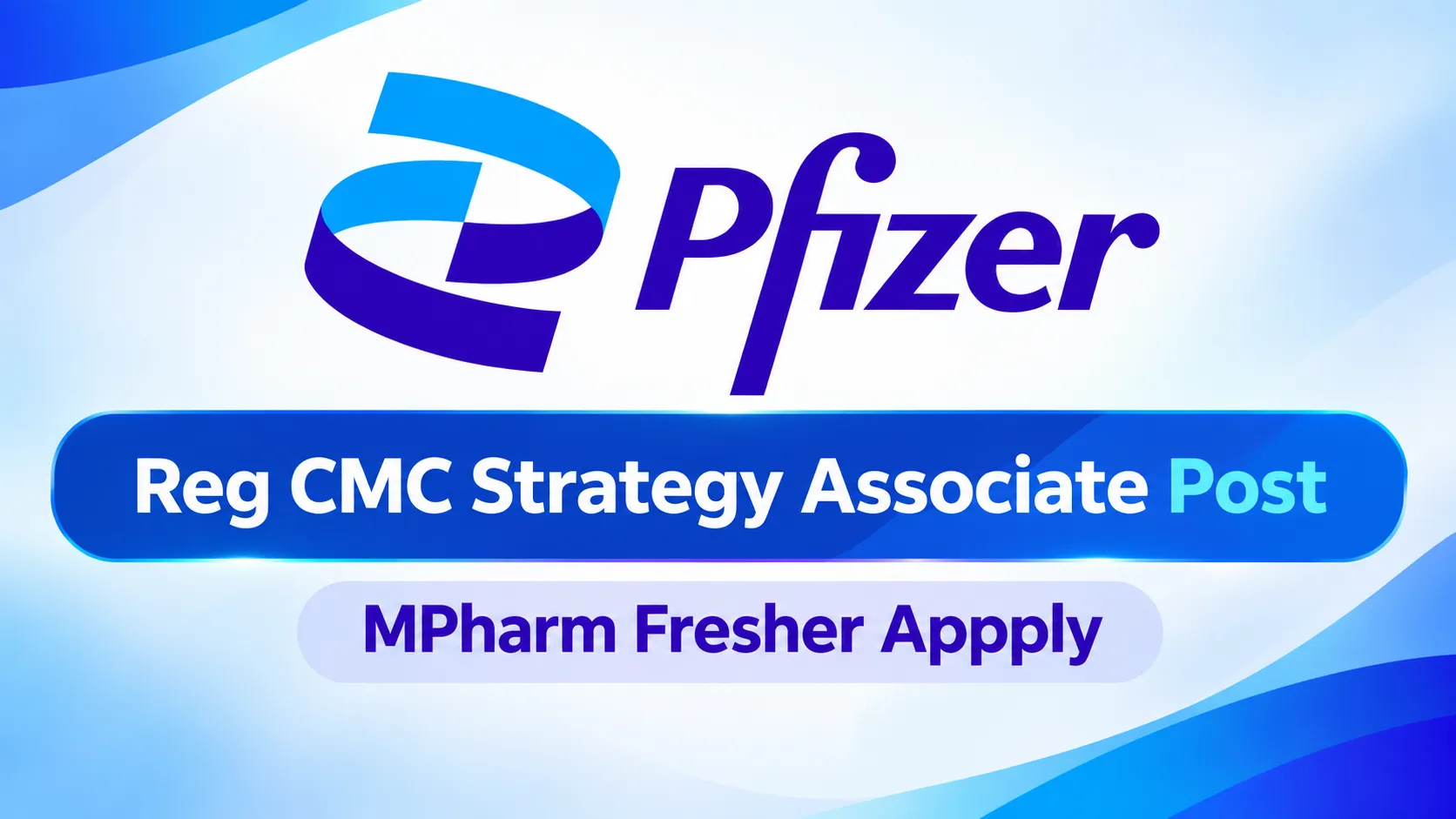 Work as Reg CMC Strategy Associate at Pfizer