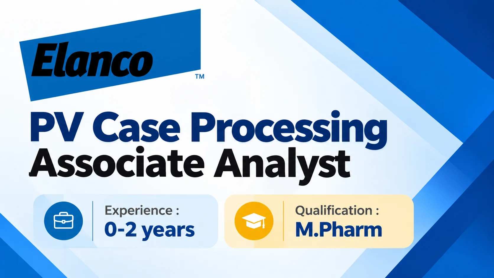 Hiring PV Case Processing Associate Analyst at Elanco Animal Health