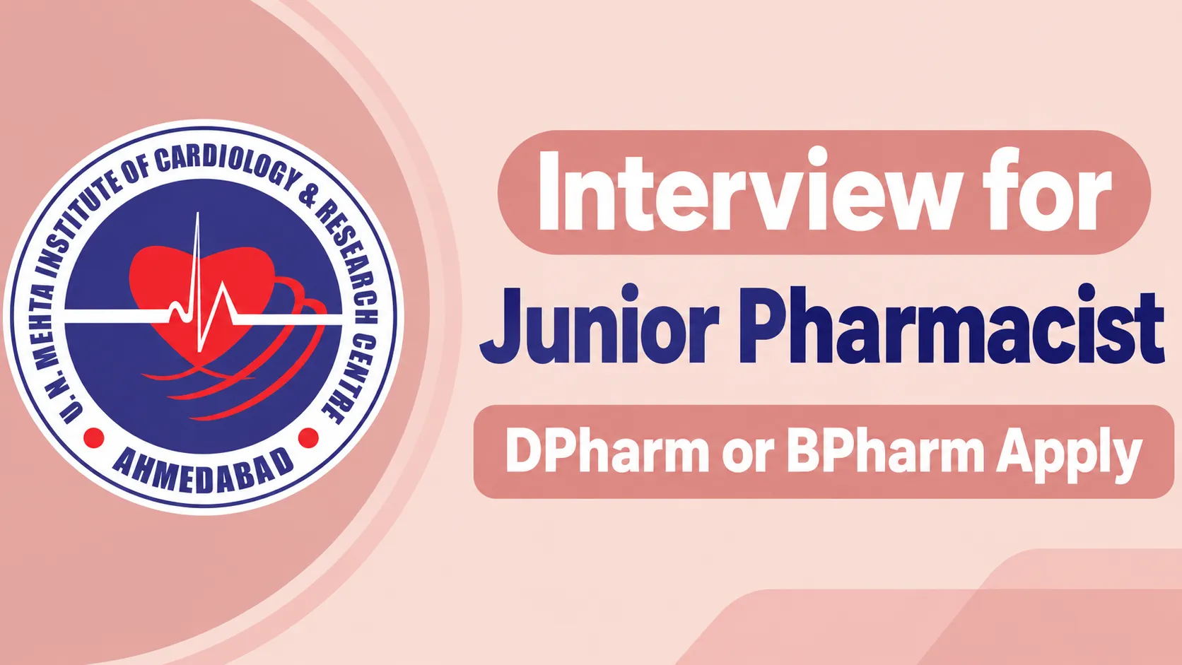 Interview for Junior Pharmacist at UNMICRC