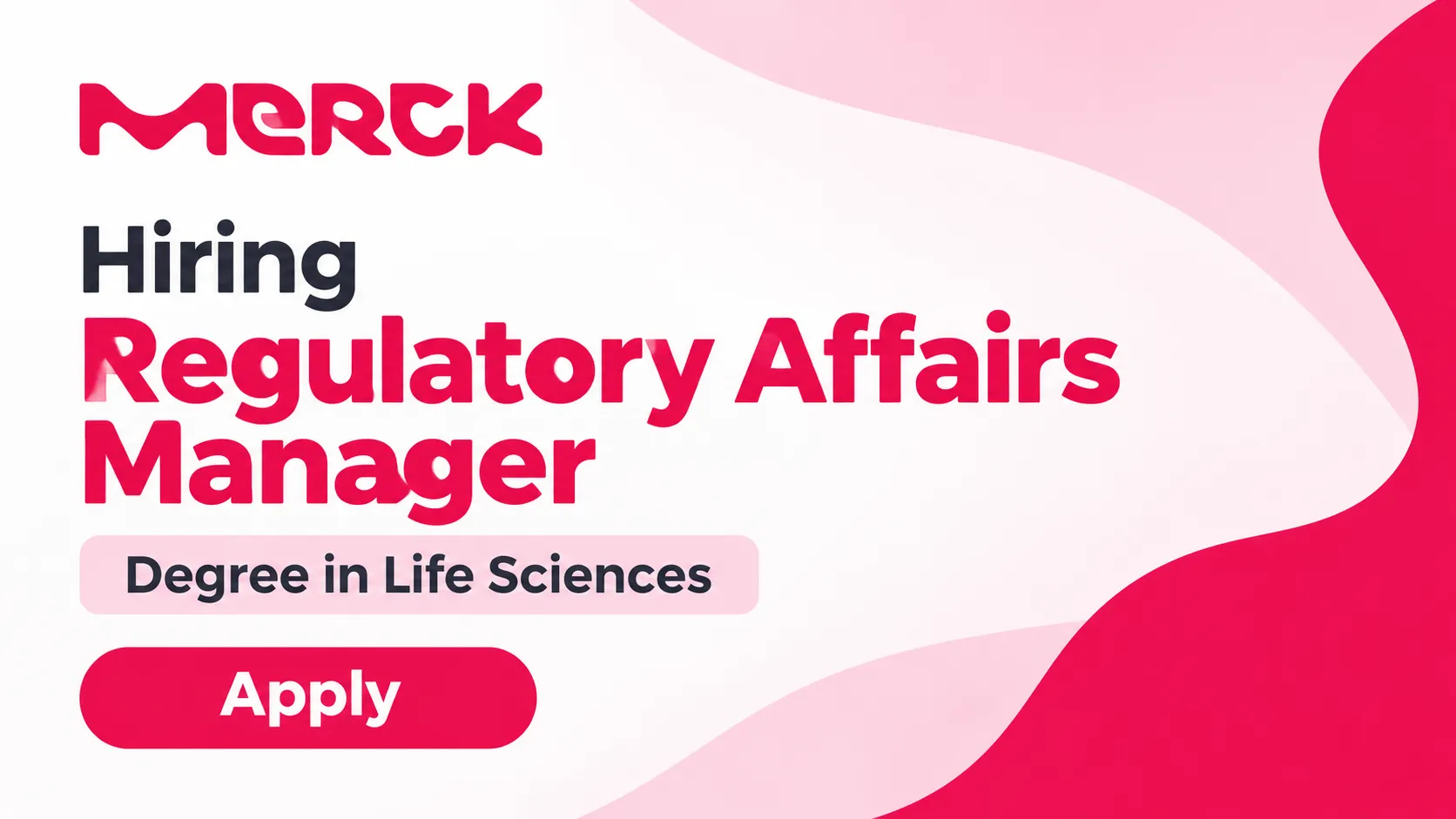 Merck Limited Hiring Regulatory Affairs Manager