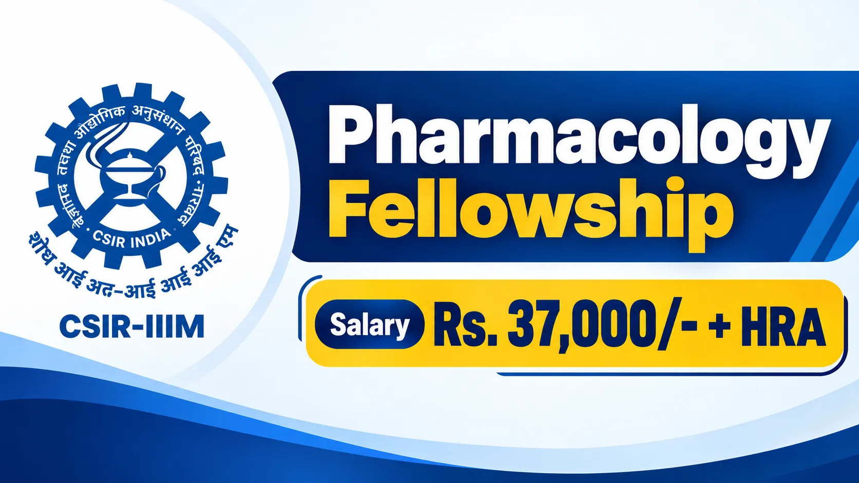 Pharmacology Fellowship at Indian Institute of Integrative Medicine
