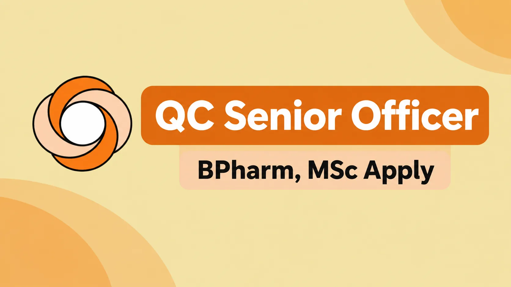 Sun Pharma Require QC Senior Officer - BPharm, MSc Apply
