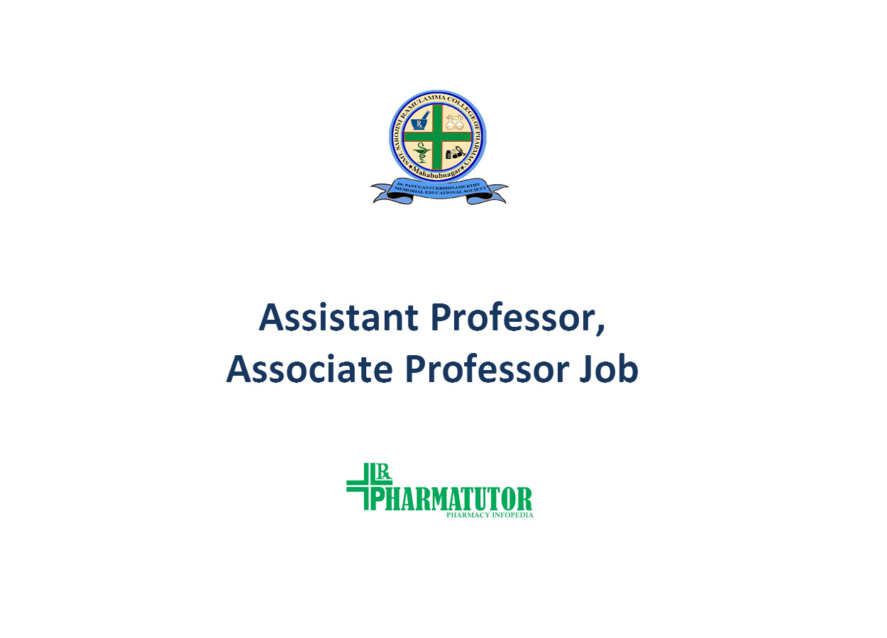 Vacancy for Assistant Professor, Associate Professor at SSRCP