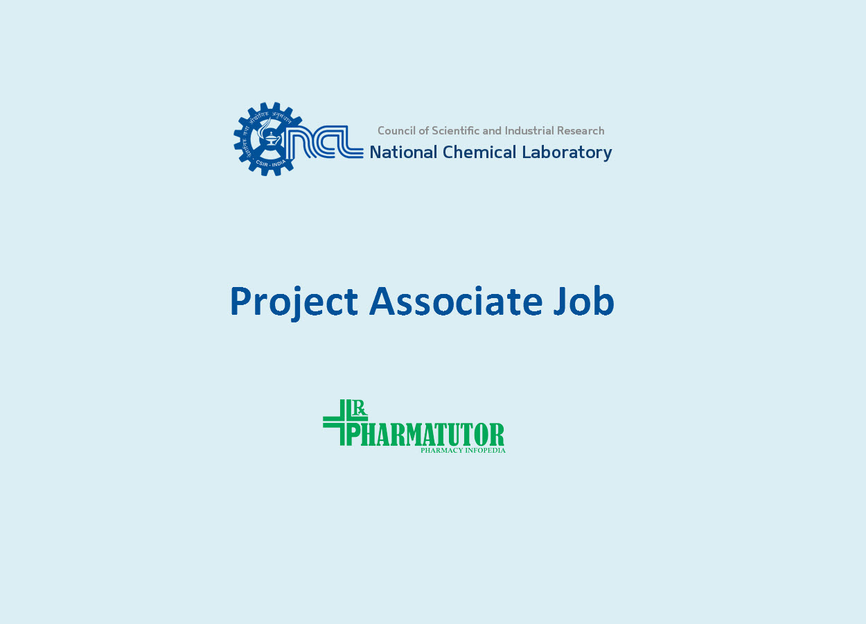 Vacancy for Project Associate at National Chemical Laboratory